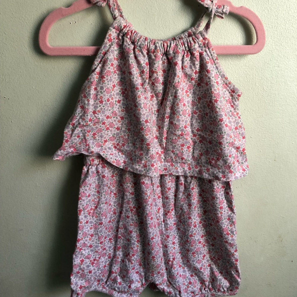 Floral romper.